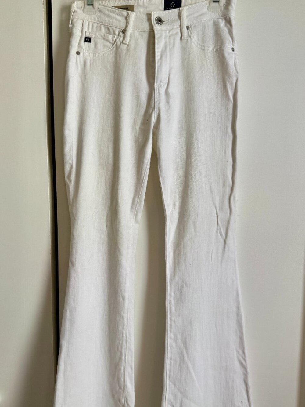 AG Adriano Goldschmied Women's The Janice Petite High-Rise Flare Size 26P